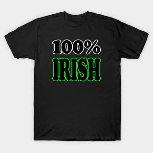 100% Irish Graphic T-Shirt